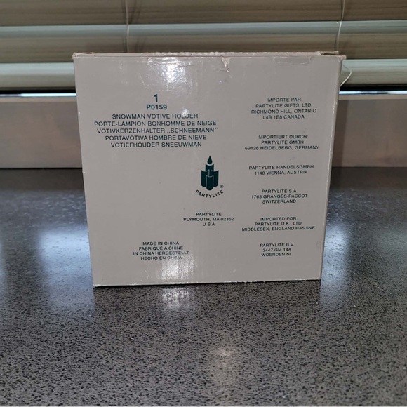 Partylite Snowman Votive Holder With Box - Picture 4 of 9